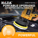 HILDA Electric Car Polisher Machine Auto Polishing Machine Adjustable Speed Sanding Waxing Tools Car Accessories Powewr Tools