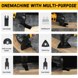 DEWALT DCS356 Brushless Oscillating Multi-Tool Rechargeable Quick Blade Change for Sanding Trimming Grinding Cutting Jobs