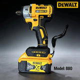 "2026 New!" DEWALT DCF880 20V Battery Brushless Impact Wrench Detachable Tire High Torque High Speed Powerful Disassembly Tool