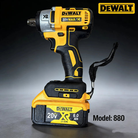 "2026 New!" DEWALT DCF880 20V Battery Brushless Impact Wrench Detachable Tire High Torque High Speed Powerful Disassembly Tool