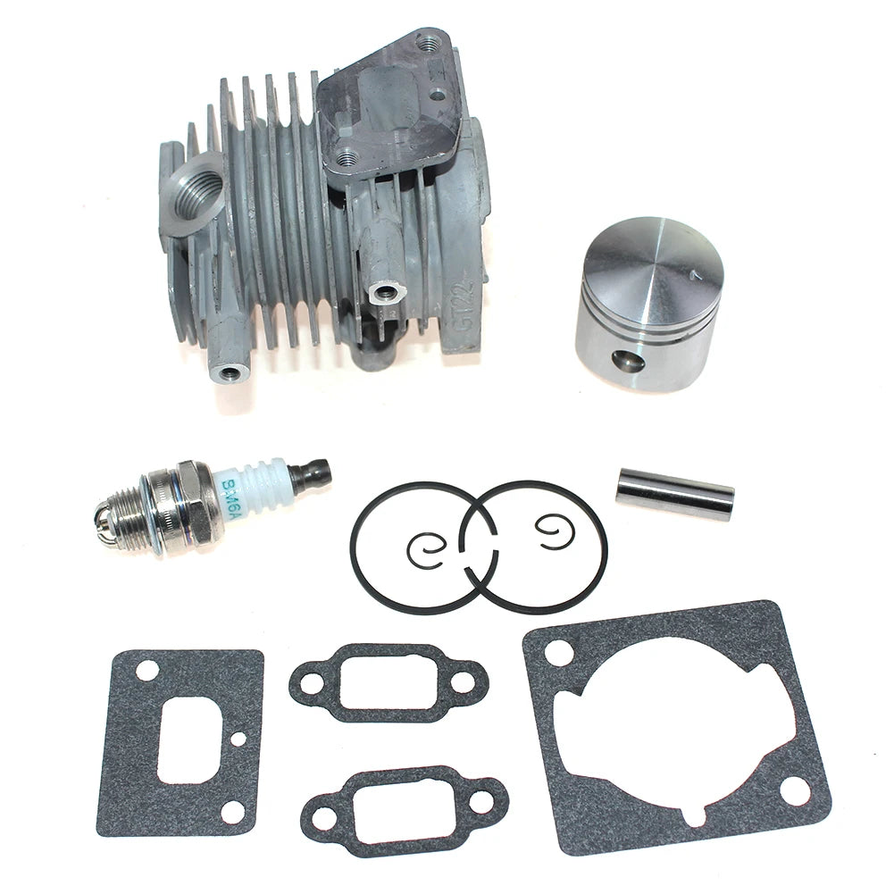 Cylinder Piston Kit 32.2mm Fits For Echo SHC-1700 SHC-2100 SRM-2100 SRM-2100SB SRM-2110 SRM-2305 SV-4B TC-2100 TT-21A WP-1000
