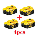 Dewalt 20V Battery 5AH 6AH 18V5.0AH Rechargeable Lithium Ion Battery, Dewalt DCB200 Power Tool Replacement Battery