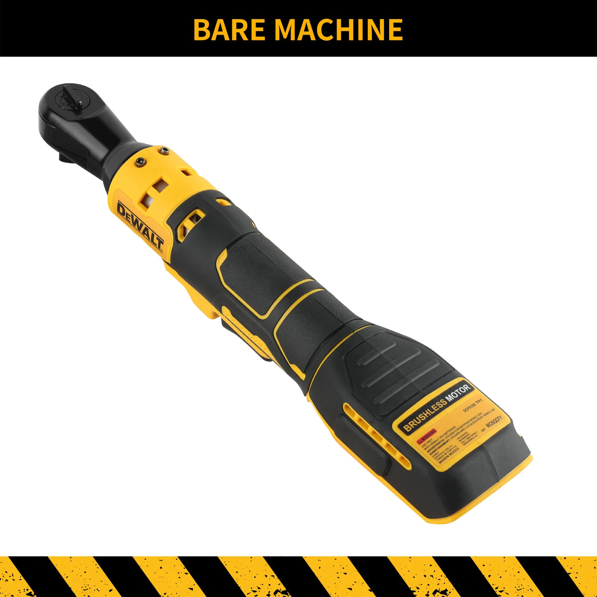 DEWALT DCF512 20V Brushless 1/2" Right Angle Ratchet Wrench LED Display Variable Speed for Auto Repair Construction