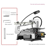 Variable Speed Scroll Saw, 16Inch with Work Light, Adjustable TableTop Angle, Easy-Access Blade Changes, W/ Sawblades