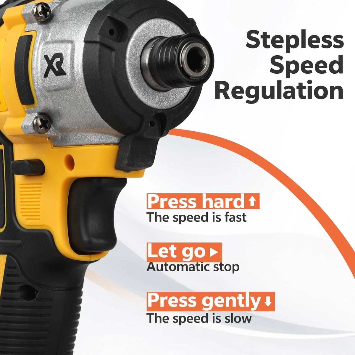 DeWalt DCF887 20V Cordless Brushless Impact Screwdriver Adjustable Speed Electric Power Tool with Lithium Battery