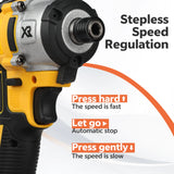 DeWalt DCF887 20V Cordless Brushless Impact Screwdriver Adjustable Speed Electric Power Tool with Lithium Battery