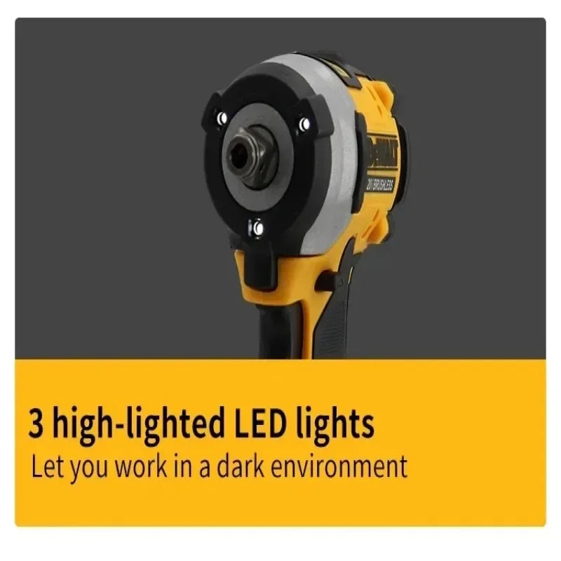 DEWALT DCF922 Wireless Impact Wrench Rechargeable High Torque 406Nm(Reverse) 1/2" 2500 RPM Universal 20V Battery Power Tools
