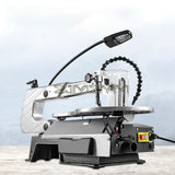 Variable Speed Scroll Saw, 16Inch with Work Light, Adjustable TableTop Angle, Easy-Access Blade Changes, W/ Sawblades