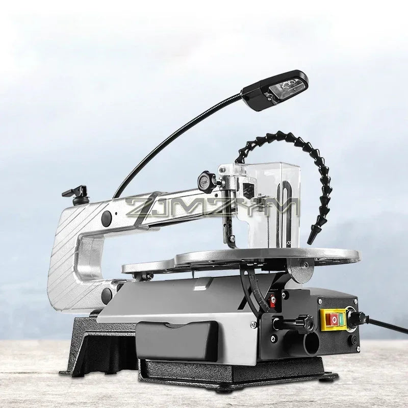 Variable Speed Scroll Saw, 16Inch with Work Light, Adjustable TableTop Angle, Easy-Access Blade Changes, W/ Sawblades