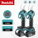 Makita Brushless Electric Pruning Shears Cordless Fruit Tree Branches Scissors Power Tool For Makita 18V Battery