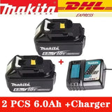 Makita 100%Original DDF487 Cordless Driver Drill 18V Brushless Electric Impact Screwdriver Rechargeable Power Tool