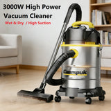 TUNGFULL 3 in 1 Electric Vacuum Cleaner Wet Dry Vacuum Cleaner Industrial Vacuum Cleaner for Hotels Malls Warehouses Car Washes