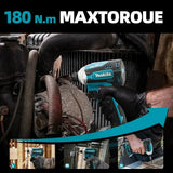 Makita DTD171 18V Cordless BL Impact Driver LED Bare Unit For Assembling Metal Shelving Units During Warehouse Storage Setup