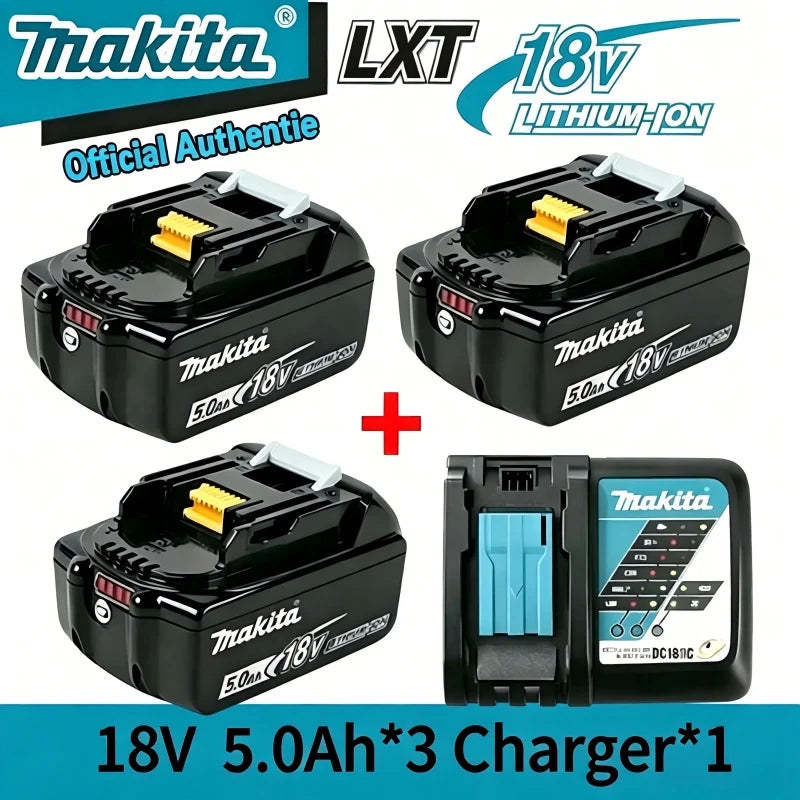 2026 Original Makita 18V LXT Lithium Battery 9.0Ah/6.0Ah/5.0Ah for BL1890 BL1860B BL1850 & DDF487