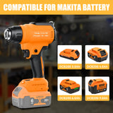 Nananuu 350W Cordless Heat Gun Portable Power Tool Heat Shrink Gun For Makita/For Dewalt/For Ryobi/For Milwaukee(NO Battery)