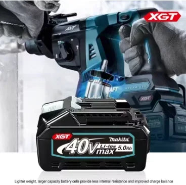 Makita 40V XGT High Capacity Lithium-ion Replacement Battery 4.0Ah Fit BL4050 BL4060 Cordless Electric Power Tools Spare Battery