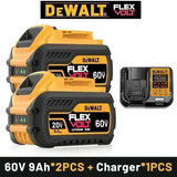 100% Original Dewalt 20V 9000mAh Power Tool Battery DCB206 DCB205 DCB200 DCF887 DCG405 DCD791 DCF922 DCF850 DCD805 Tool Battery