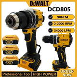 DEWALT DCD805 Brushless Percussion Drill Lithium Ion Multi function Compact, for All Home and Professional Scenarios Naked Tool