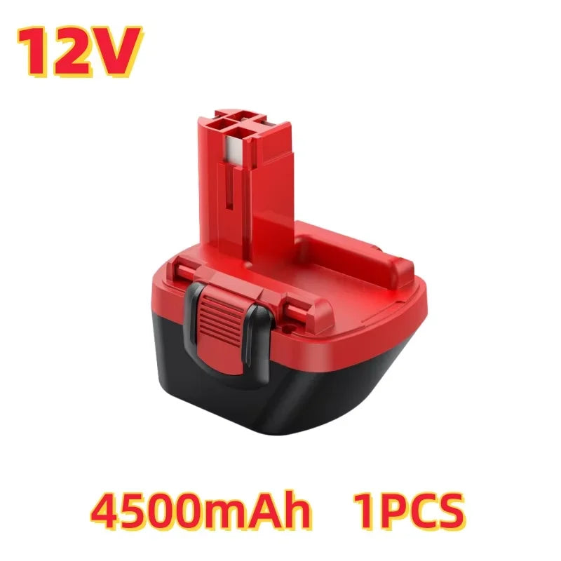 BAT043 BAT045 BAT120 4500mAh Nimh Ni-MH 12V Rechargeable Replacement Battery for Bosch 12 V Drill GSR12VE-2 PSR12VE-2 2607335273