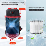 Tungfull 2100W Wall-Mounted Vacuum Cleaner 4S Shop Dust Cleaner Automotive Detailing Vacuum for Auto Beauty Shops Car Wash