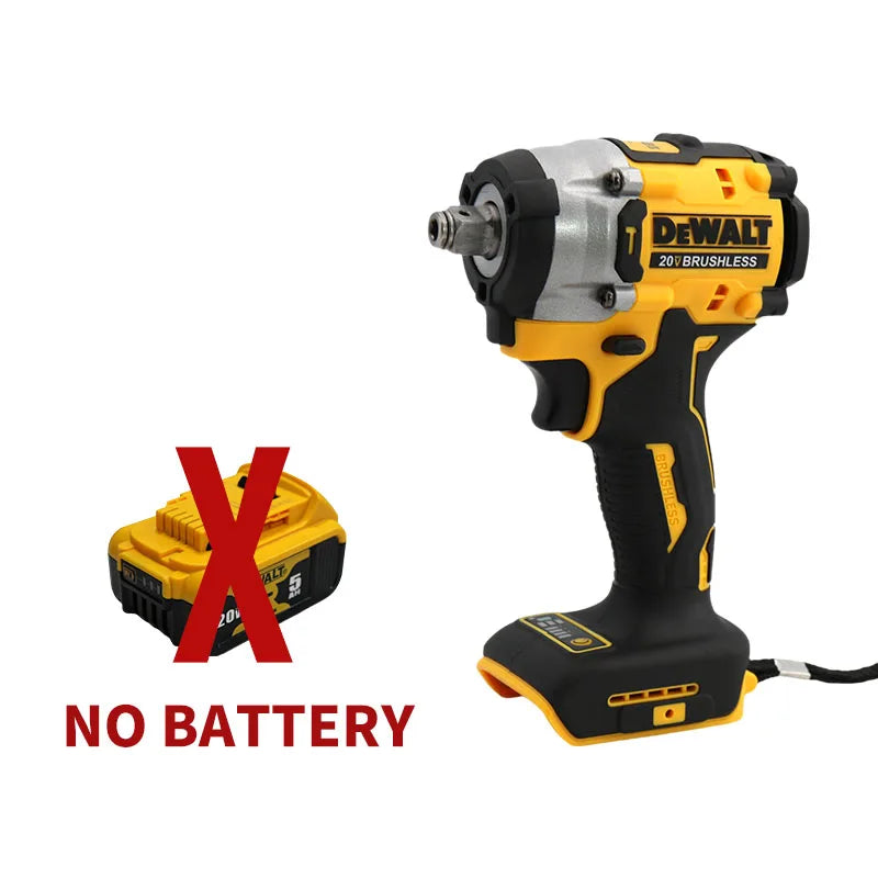 Dewalt DCF921 Wireless Brushless Impact Wrench 406N.m Electric Car Repair Home Maintenance Brand Tool
