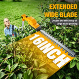 2IN1 Electric High Branch Hedge Trimmer Cordless Telescopic 12Inch Chain Saw Garden Power Tools For Dewalt 20V Battery Pin