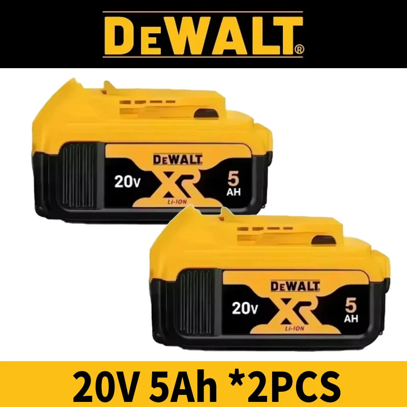 100% Genuine Dewalt 20V Battery, 20V 2Ah 5Ah 6Ah Battery DCB206 DCB209 DCB205 DCB184 For Dewalt Power tool Replacement Battery
