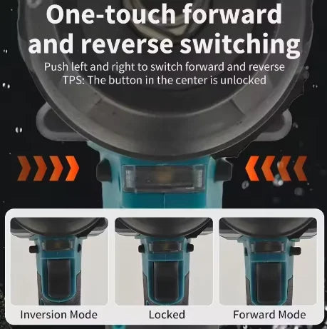 Makita DTW700 18V 1/2 Inch Brushless Impact Wrench 700Nm/1000Nm 4-Mode Power Tool for Auto Repair Heavy-Duty Use