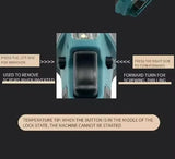 Makita DTW700 18V 1/2 Inch Brushless Impact Wrench 700Nm/1000Nm 4-Mode Power Tool for Auto Repair Heavy-Duty Use