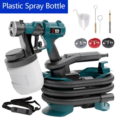 220V 800W High Power Paint Sprayer 900ml Electric Spray Gun Easy Spraying Cleaning for Home Painting Home Interior and Exterior
