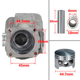 XCAN 44.7MM Big Bore Cylinder and Piston Kit for Stihl MS260 026 026PRO 1121 020 1217 Gaskets Chainsaw Garden Power Tools Parts