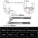 US RIDGID 400 Series Manual Stainless Steel Copper-Iron Pipe Bender 0-10mm