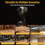 DEWALT DCF85M Brushless Lithium Impact Driver, Multifunctional Variable Speed Electric Screwdriver & Woodworking Drill