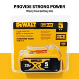 100% DEWALT XR Battery 20V 6AH 6000mAh Li-Ion High Capacity DCB206 Replacement Battery DCB200 DCB184 DCB204 DCB205 with Charger