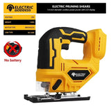 Electric Goddess Cordless Curve Saw 45 Degree Bevel Cutting Woodworking Chainsaw Cutting Metal Wood For Dewalt 20V Battery Pin