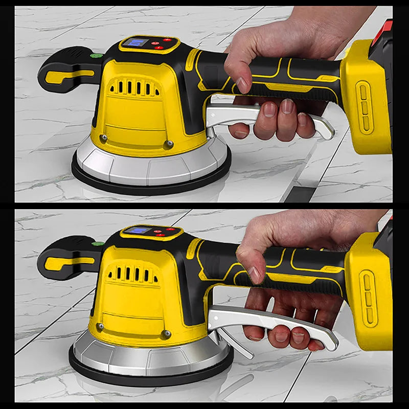 Electric Tile Paving Machine Rubber Suction Cup 10 Gears Electric Tiling Machine Suitable For Dewalt Battery (Without Battery)