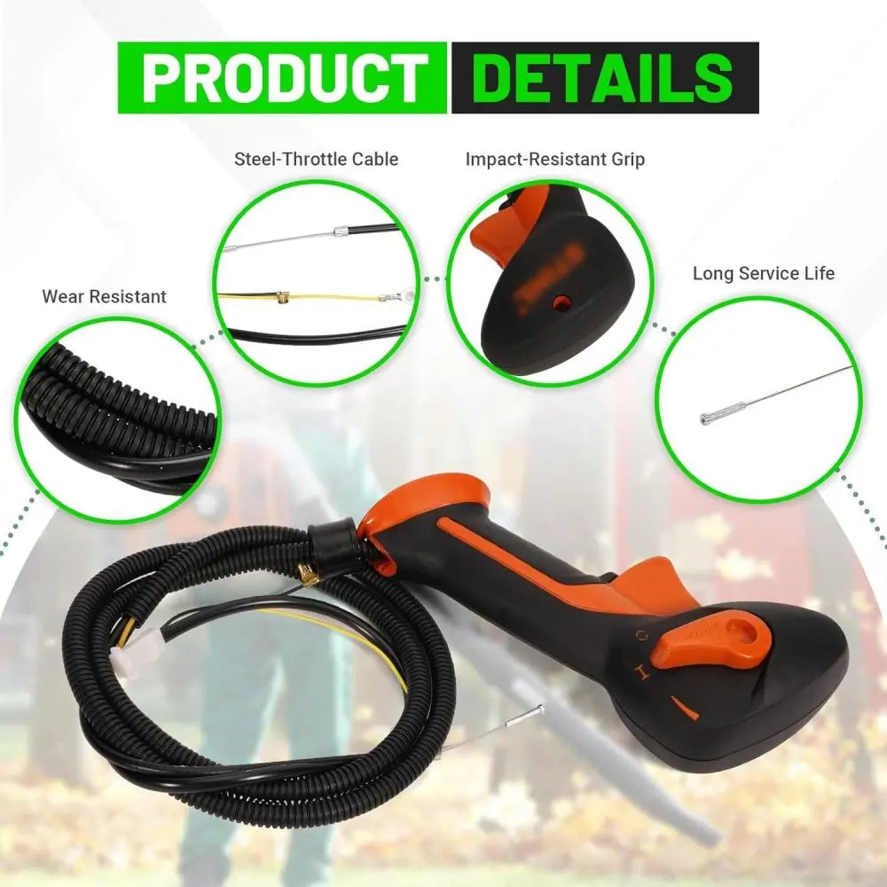 Replacement Engine Throttle Switch Handle Cable For Stihl BR800 BR800X Blower Maintenance Parts Accessory Repair Set