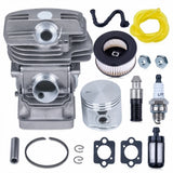 47mm Cylinder Piston Kit with Air Filter Spark Plug Fuel Filter Fuel Line For Stihl MS291 Chainsaw Parts OEM 1141 020 1206