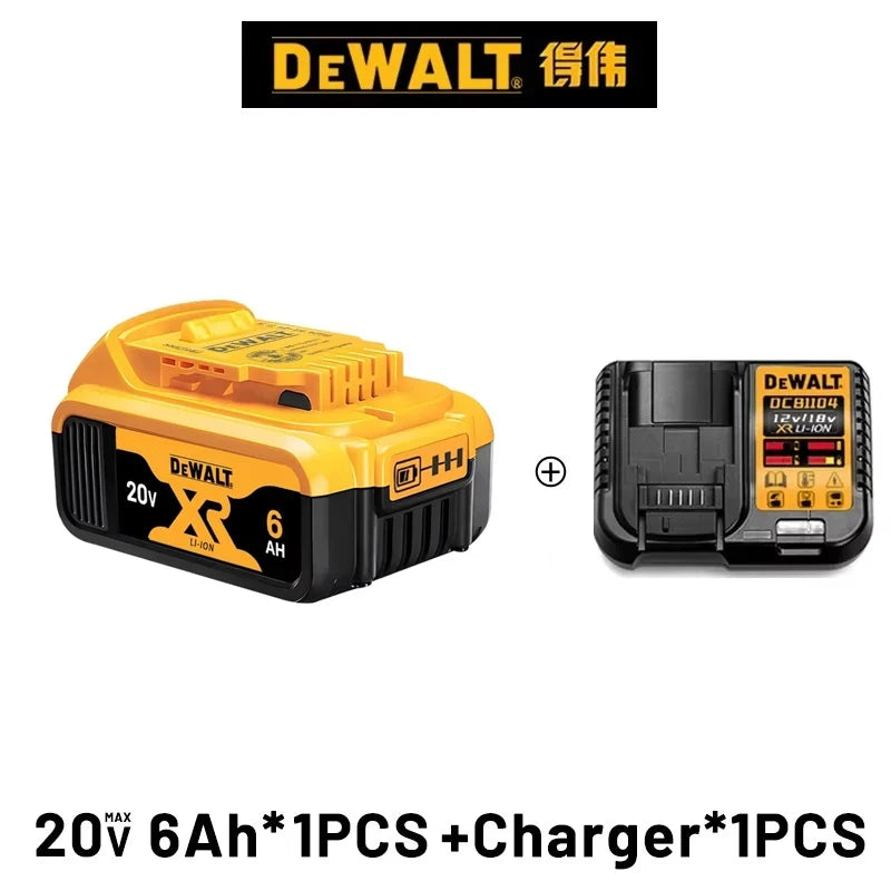 Dewalt 20v Battery DCB206 echargeable Lithium Ion ,Dewalt Battery DCB200 DCB205 DCB606 DCB609 DCB182 Power Tool Replacement