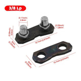 100pcs Stihl OREGON 0.404" 0.325" 3/8" 3/8"LP Pitch Chain Lock Connector Joining Links Tools Repair Kit For Electric Chainsaw