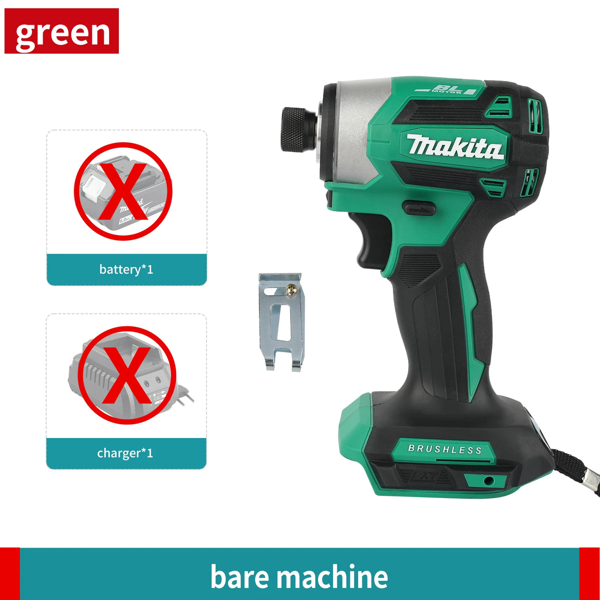 Makita 18V DTD173 Cordless Impact Driver LXT BL Brushless Motor Electric Drill Wood/Bolt/T-Mode 180 N·M Rechargeable Power Tools