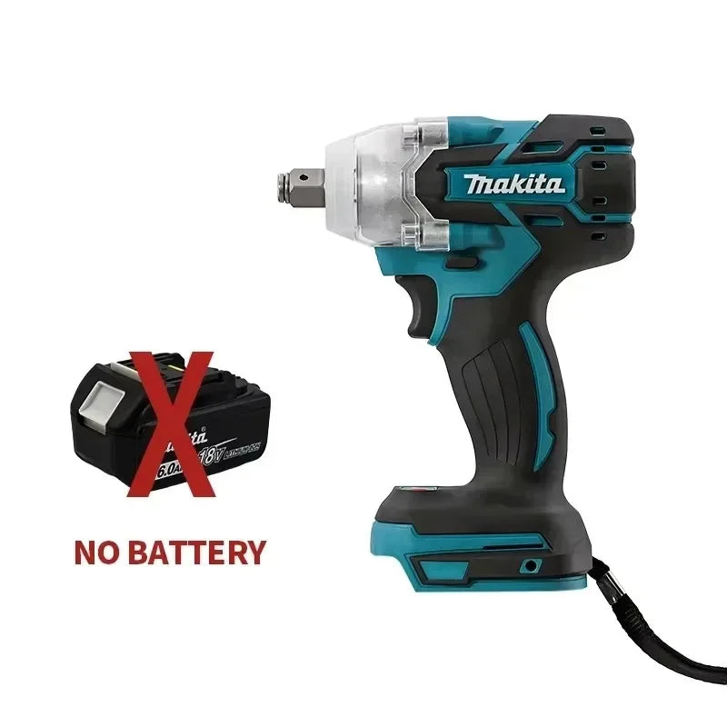 Makita DTW285 18V Brushless Cordless Impact Wrench 280N·m 1/2 Inch Reverse Auto Stop for Auto Maintenance Repair