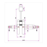 New Crankshaft Bearing Kit Fit For Stihl FS240 FS260 FS360 FS240R FS240C FS460 Brush Cutter Trimmer OEM Part 4147 030 0403