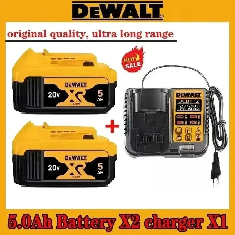 Original DEWALT 20V/60V Battery DCB606 DCB609 DCB182 DCB205 DCB206 DCB209 Power Tool Dewalt 18V Battery 6AH 9AH Battery.