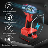 Electric Jobsite Air Blower for E-inhell 18V Li-ion Battery Cordless Leaf Blower Handheld Portable Violent Turbo Fan 4-Speed