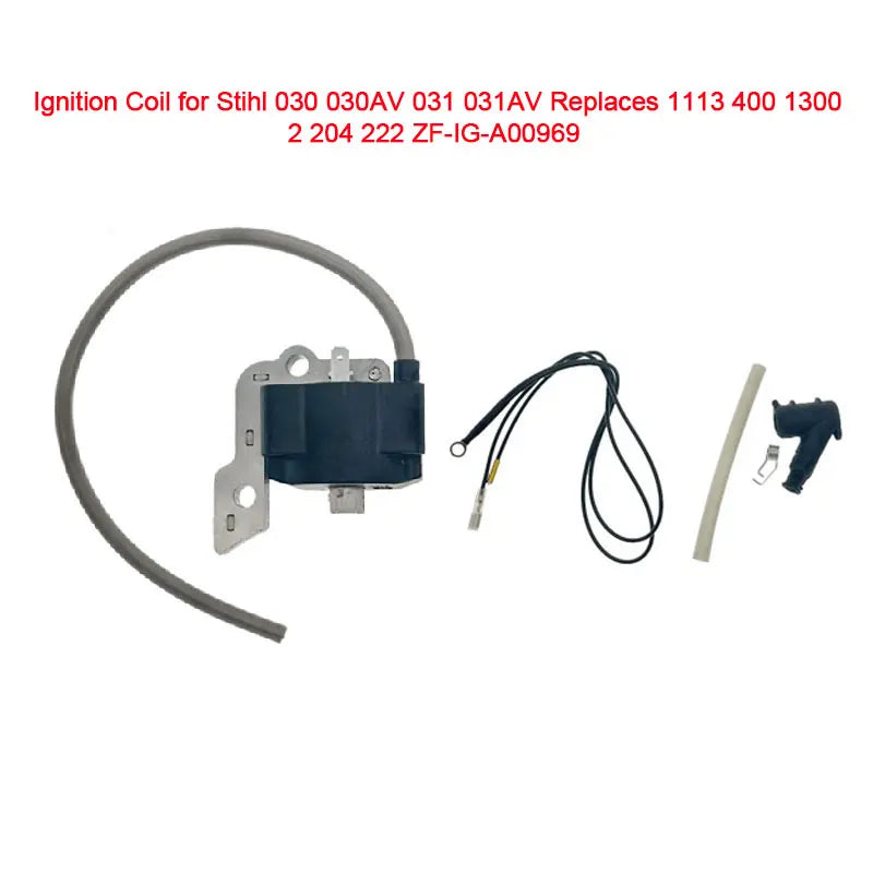 Ignition Coil for Stihl 030 030AV 031 031AV Replaces 1113 400 1300,2 204 222 ZF-IG-A00969 Replaces Part Tool