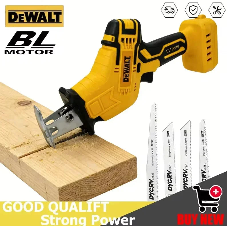 Dewalt Cordless Reciprocating Saw Brushless Electric Saw Multifunctional Metal Wood Pipe Cutting Saw Power Tool