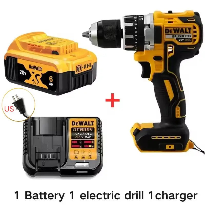 Dewalt DCD796 13mm Brushless Impact Electric Drill Multifunctional Cordless Screwdriver Rechargeable 20V Battery Power Tools