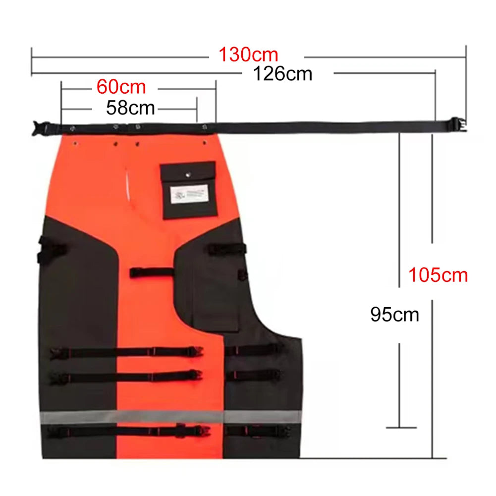 9-Layer Protection Chainsaw Chaps For Cutting/Logging Tasks Unisex Versatile Use Protection Adjustable Waist Belt Chainsaw Pants