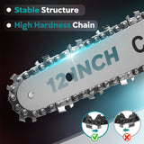 BABEQ 12 Inch Brushless Cordless Electric Chain Saw 6600W 20000RPM Auto Oiler For Makita 18V Battery Pin Garden Woodworking Tool